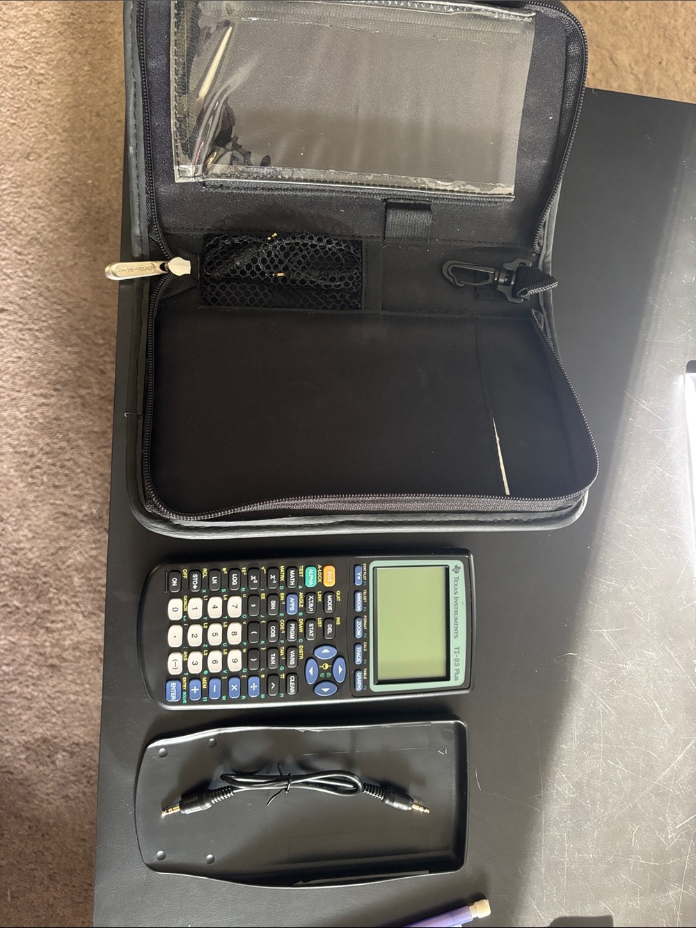 Texas Instruments TI-84 Plus Graphing Calculator with Case